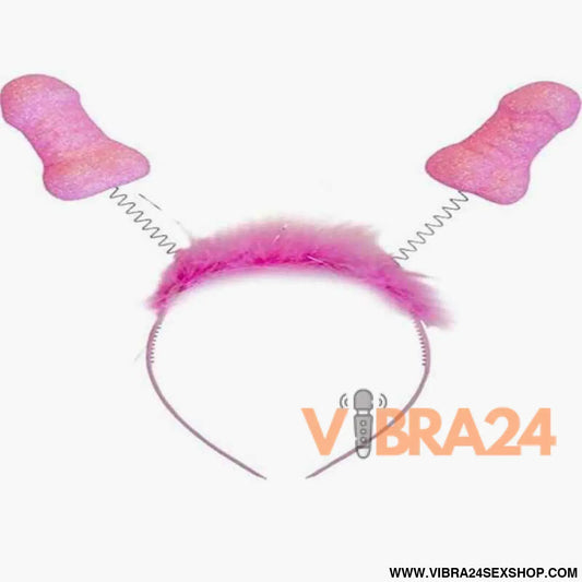 DIABLO PICANTE - 6 UNIDADES ANTENAS PITO ROSA GLITTER
