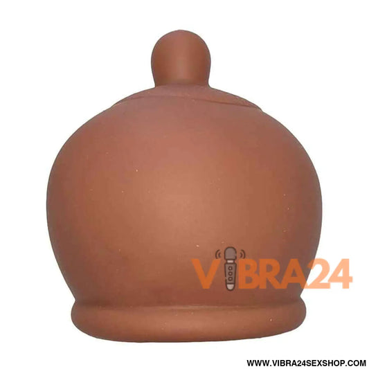 DIABLO PICANTE - BRINQUEDO ANTI-STRESS EM FORMATO DE SEIO MARROM