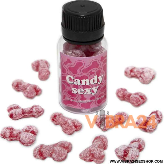 DIABLO PICANTE - CANDY SEXY JAR COM 12 GOMAS SABOR MORANGO-CEREJA