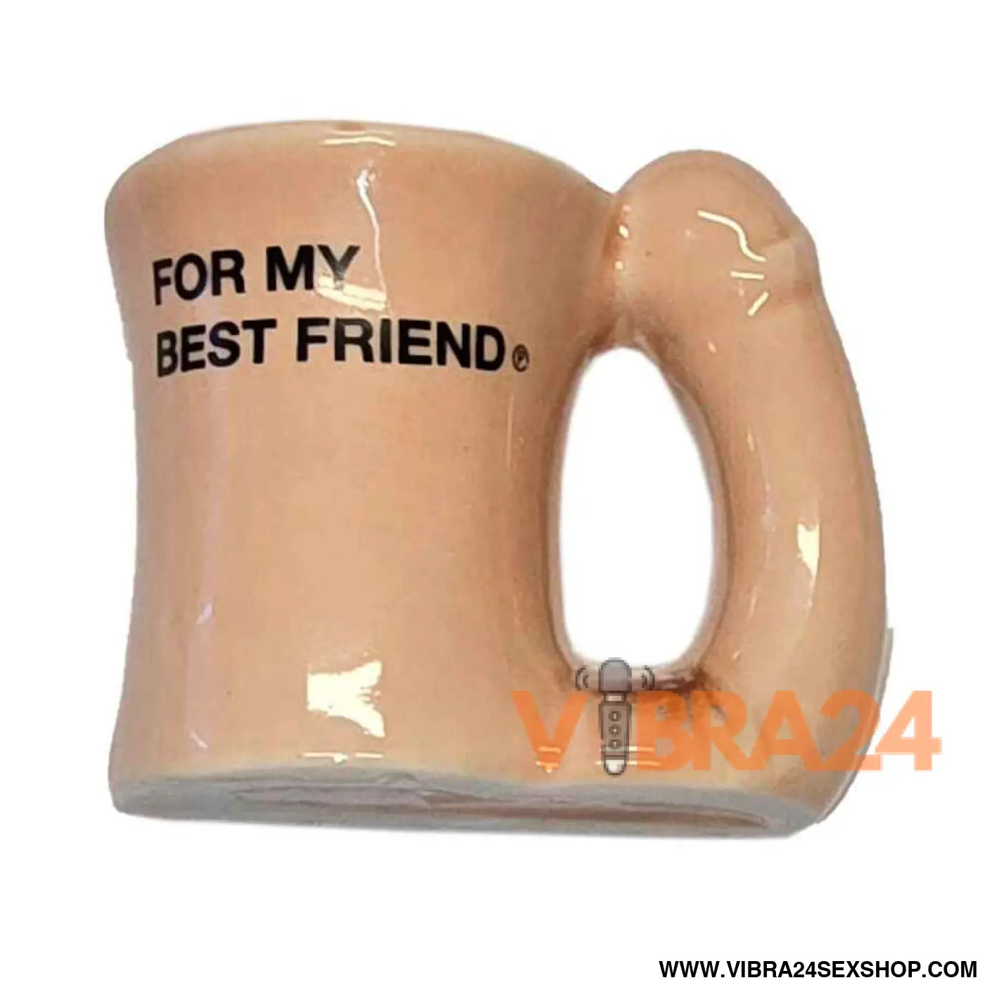 DIABLO PICANTE – CANECA MAGNET DE CERÂMICA COM ALÇA PÊNIS “PARA MEU MELHOR AMIGO”
