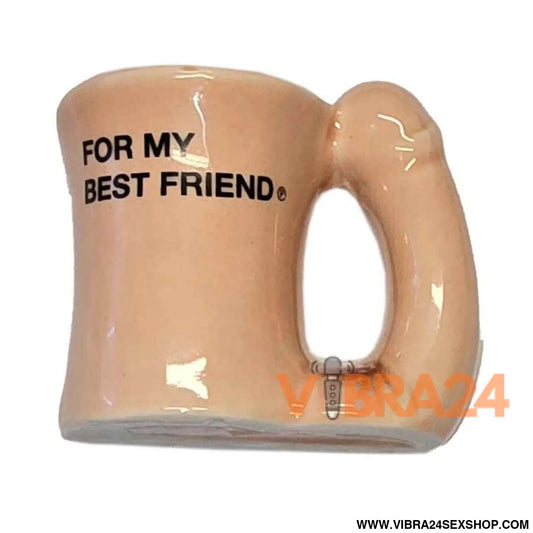DIABLO PICANTE – CANECA MAGNET DE CERÂMICA COM ALÇA PÊNIS “PARA MEU MELHOR AMIGO”