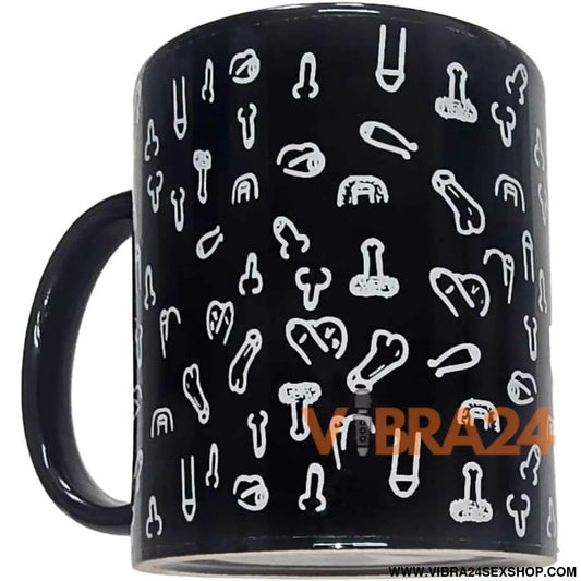 DIABLO PICANTE - CANECA PÊNIS PRETA 370 ML