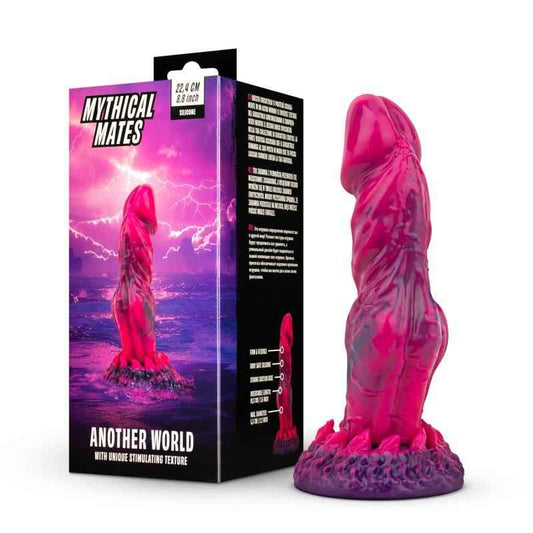Another World Dildo Pink and Purple 22.4 cm - 8.8
