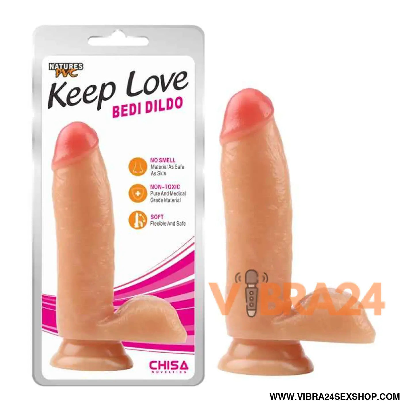 Dildo Bedi 17 x 3.6 cm Flesh