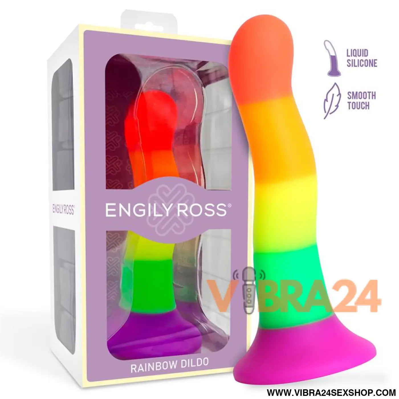 Dildo Rainbow Color LGBT 18 cm