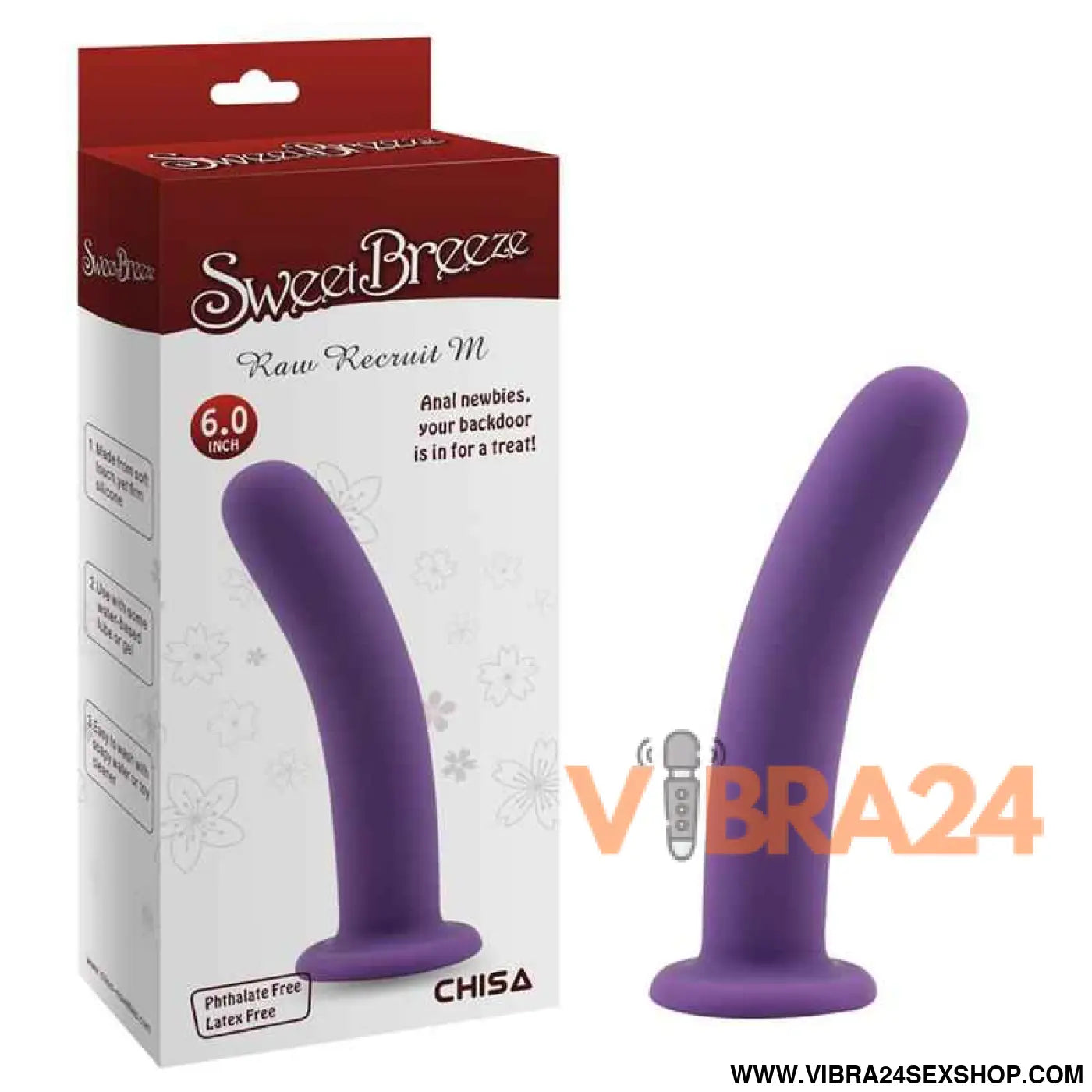 Dildo Raw Recruit Size M Purple