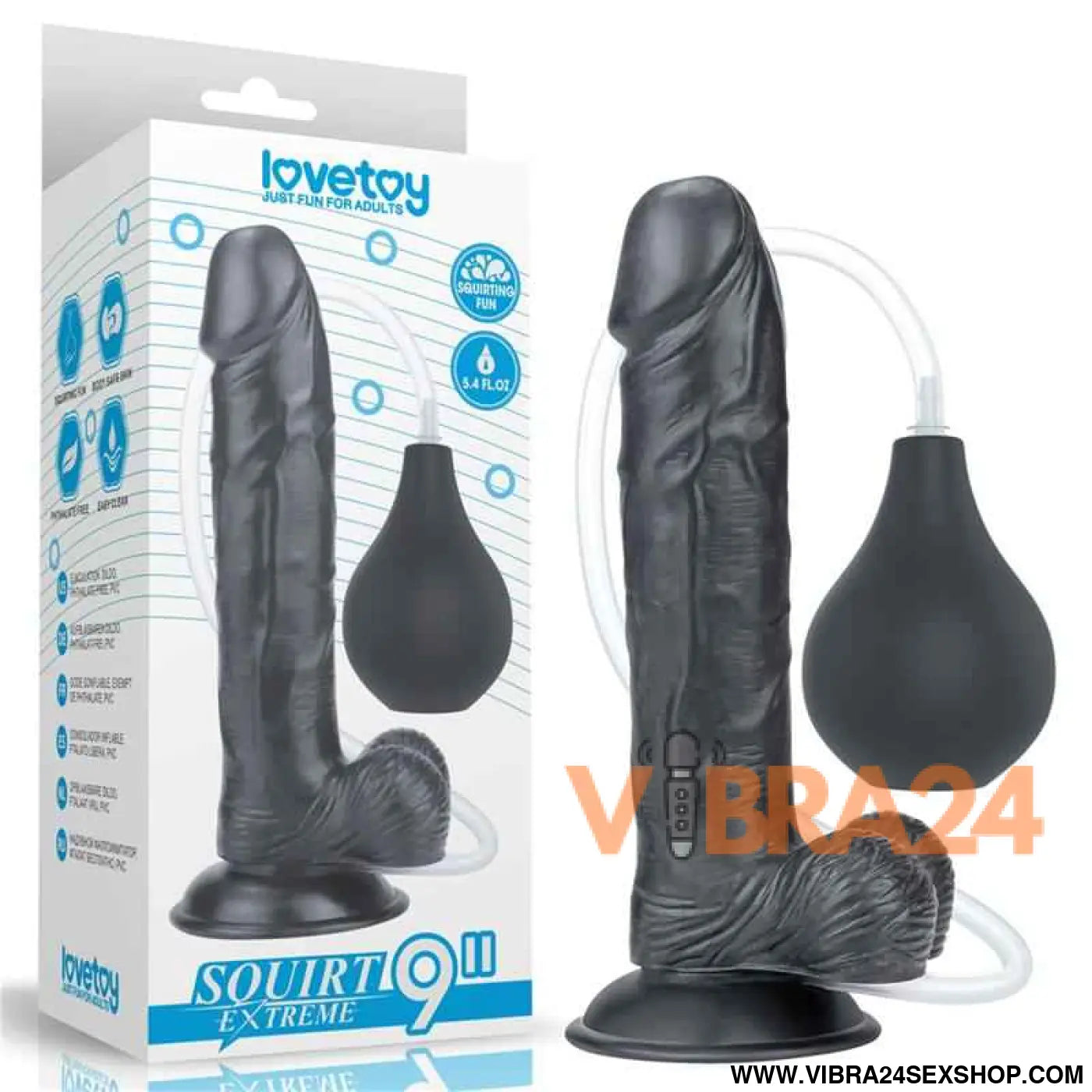 Dildo Squirting 10 Black
