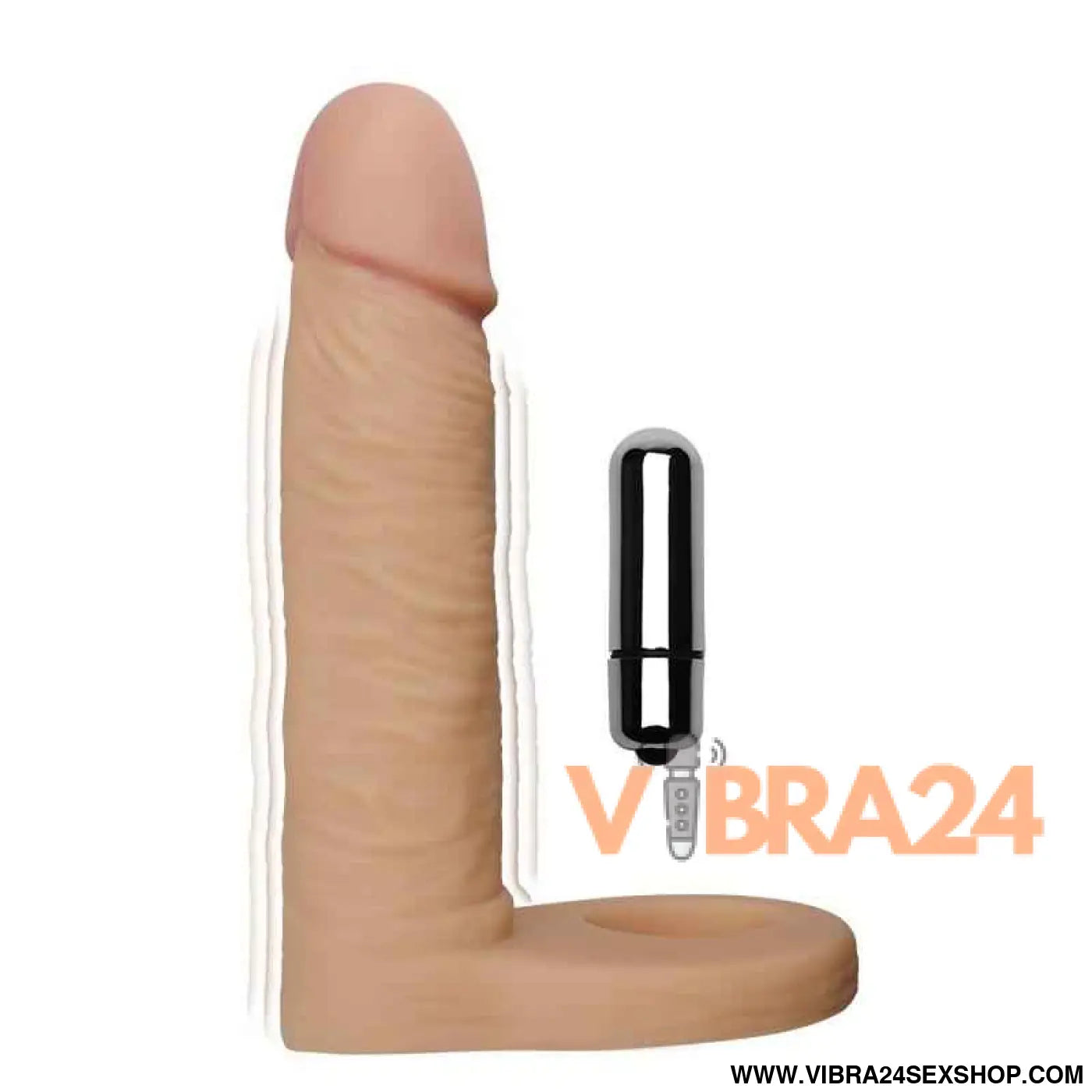 Dildo The Ultra Soft Double with Vibration 5.8 Flesh