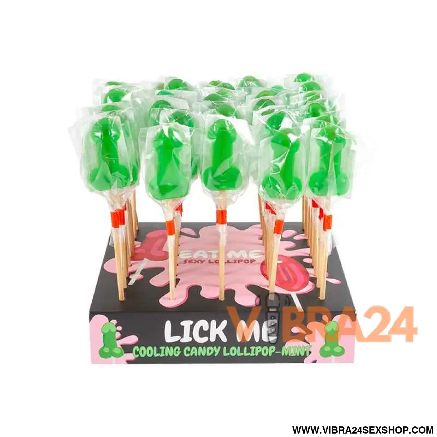 Display Mint Lollipops Cooling Effect 40 Pcs.