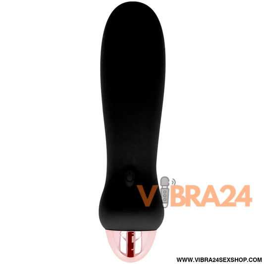 DOLCE VITA - VIBRADOR RECARREGÁVEL CINCO PRETO 7 VELOCIDADES