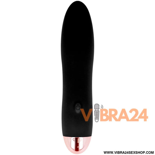 DOLCE VITA - VIBRADOR RECARREGÁVEL QUATRO PRETO 7 VELOCIDADES