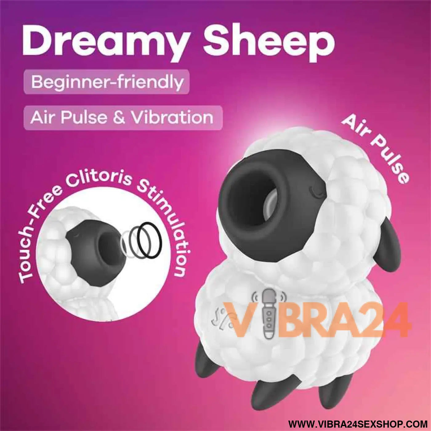 Dreamy Sheep Clitoris Sucker with Vibration