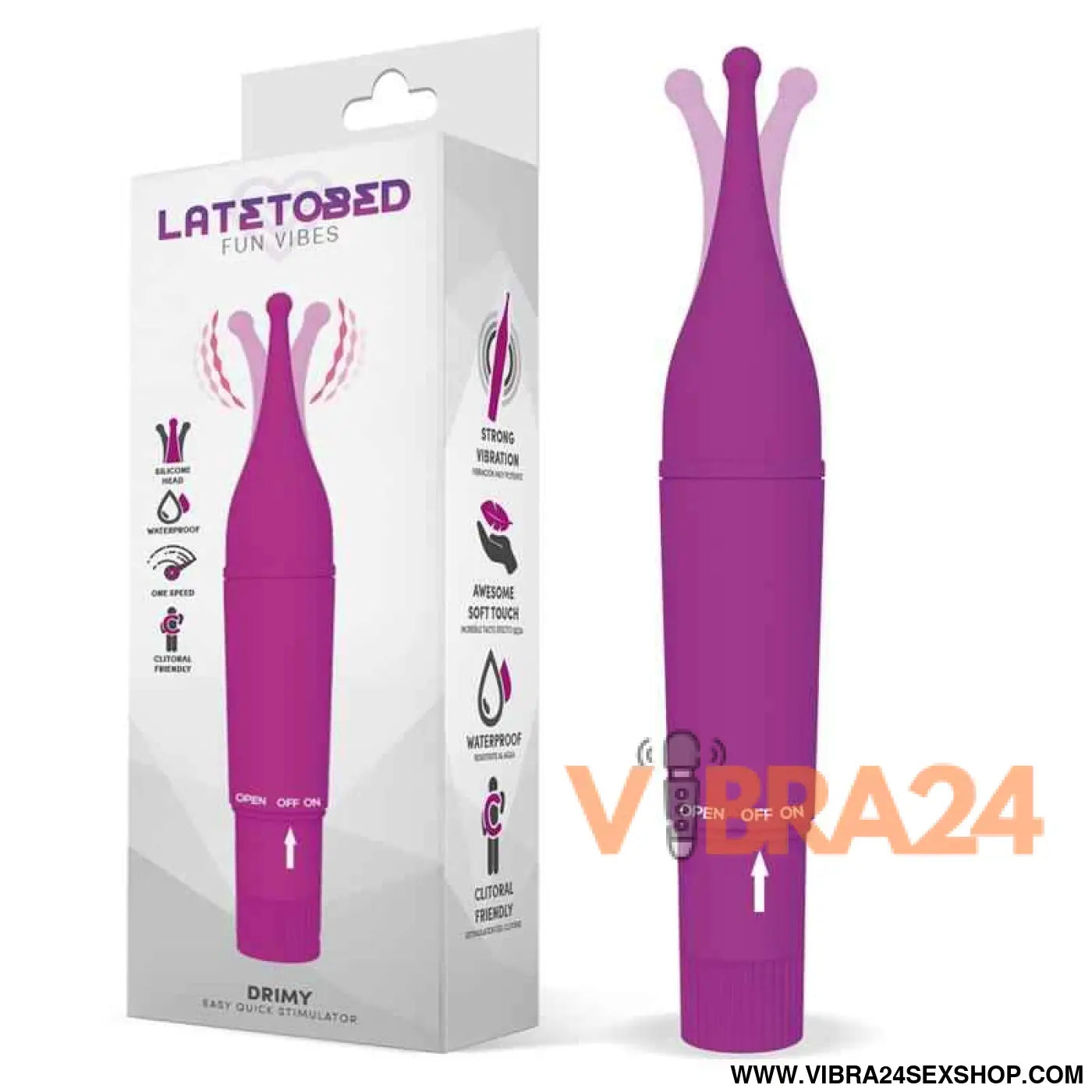 Drimy Easy Quick Stimulator Silicone Purple