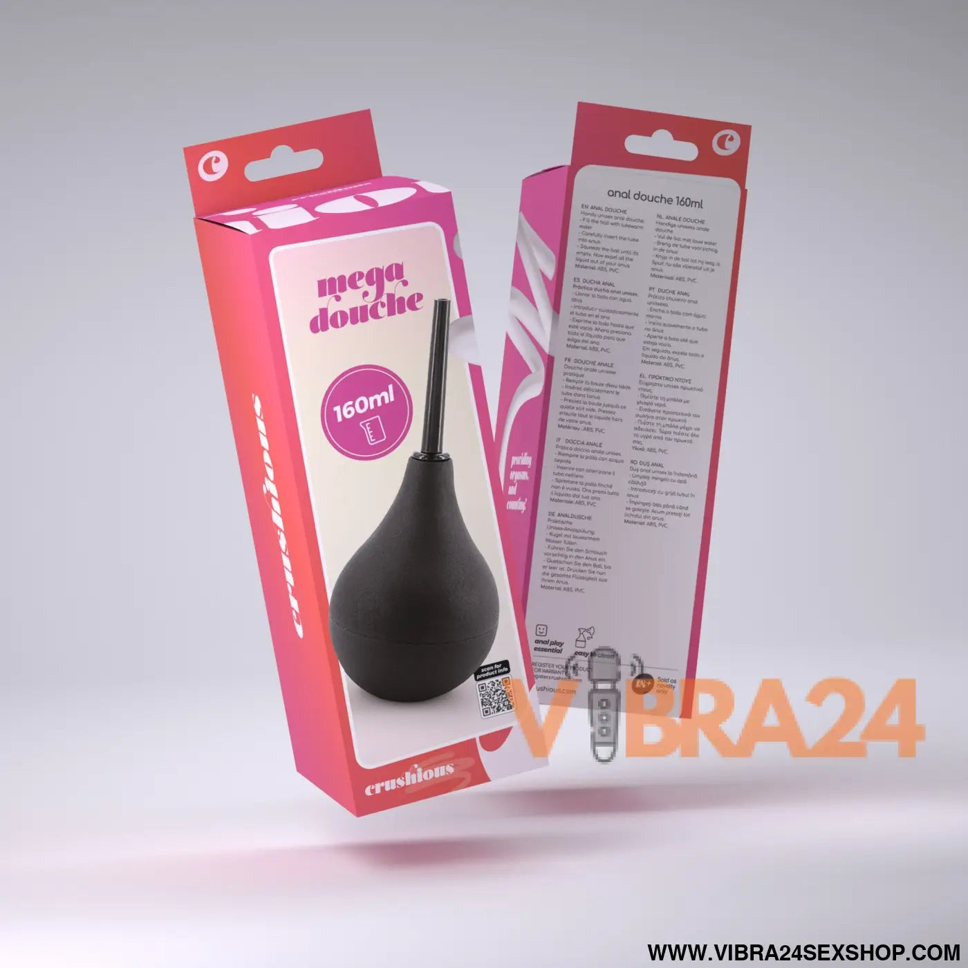 DUCHE ANAL MEGA DOUCHE 160 ML CRUSHIOUS