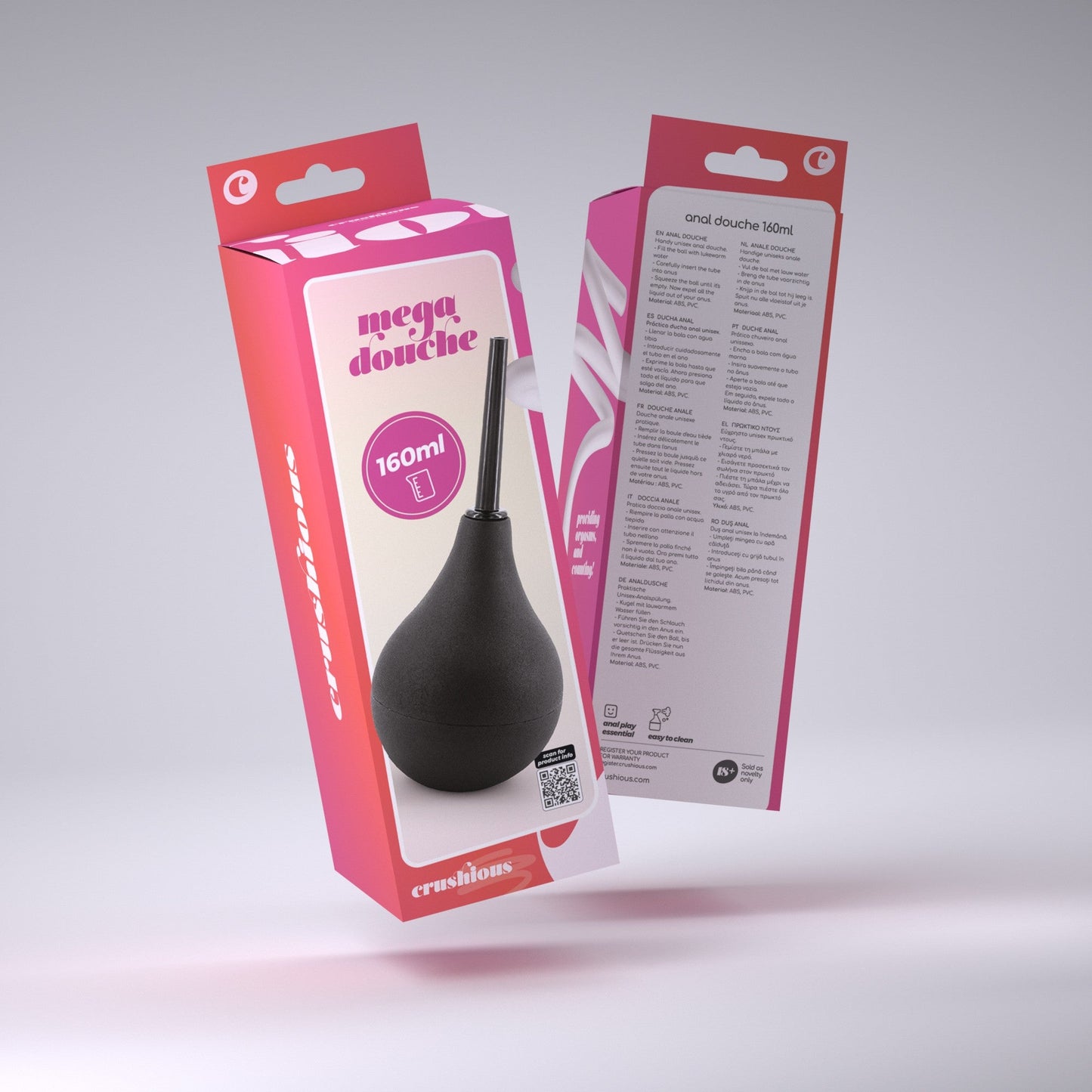 DUCHE ANAL MEGA DOUCHE 160 ML CRUSHIOUS
