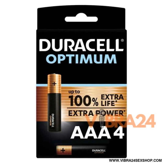 DURACELL - BATERIA ALCALINA OPTIMUM 200 AAA LR03 4 UNIDADE