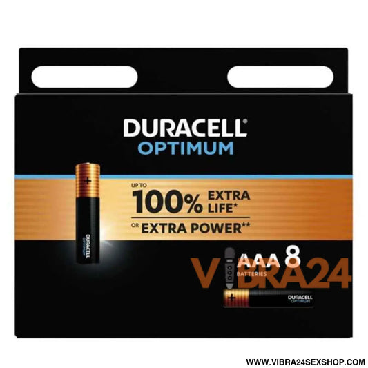 DURACELL - BATERIA ALCALINA OPTIMUM AAA LR03 8 UNIDADE