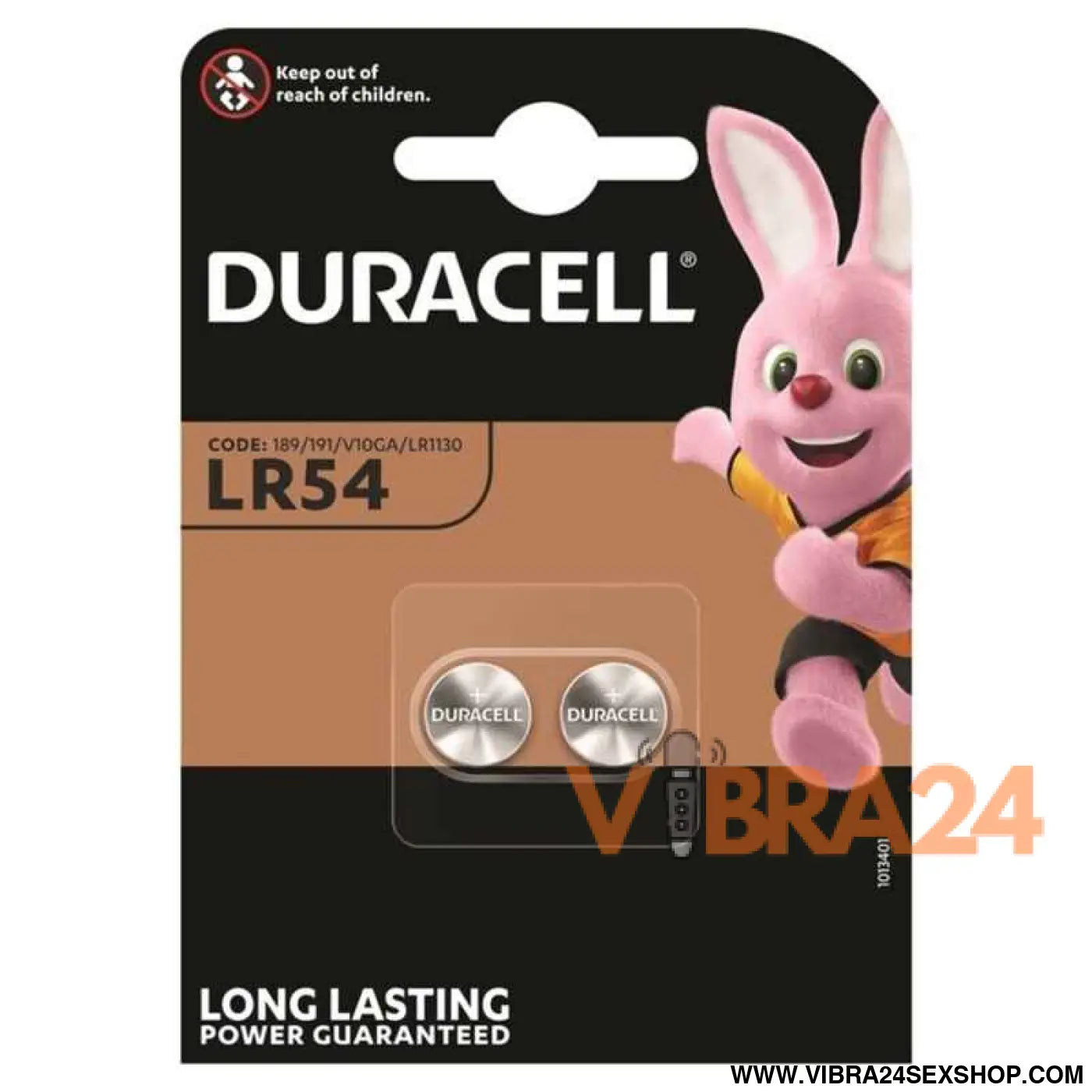 DURACELL - BATERIA BOTO ALCALINA LR54 LR1130 AG10 1,5V 2 UNIDADE