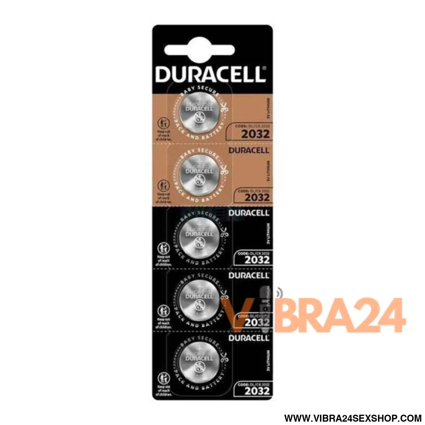 DURACELL - BATERIA BOTO LITIO CR2032 3V 5 UNIDADE