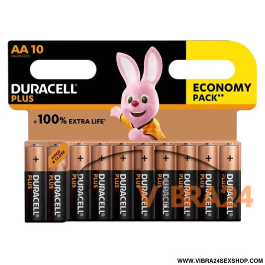DURACELL - PLUS POWER 100 BATERIA ALCALINA AA LR6 10 UNIDADE