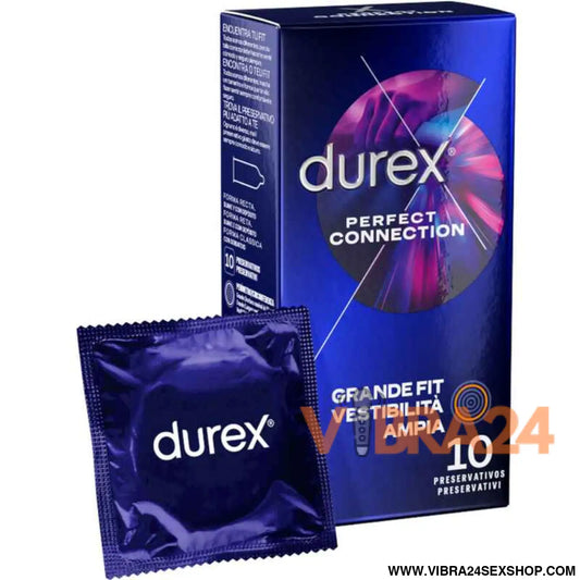 DUREX - CONEXÃO PERFEITA LUBRIFICAÇÃO EXTRA DE SILICONE 10 UNIDADES