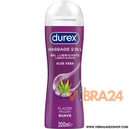 DUREX - GEL LUBRIFICANTE DE MASSAGEM SUAVE COM ALOE VERA 200 ML