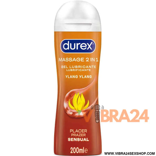 DUREX - GEL LUBRIFICANTE PARA MASSAGEM SENSUAL YLANG 200 ML