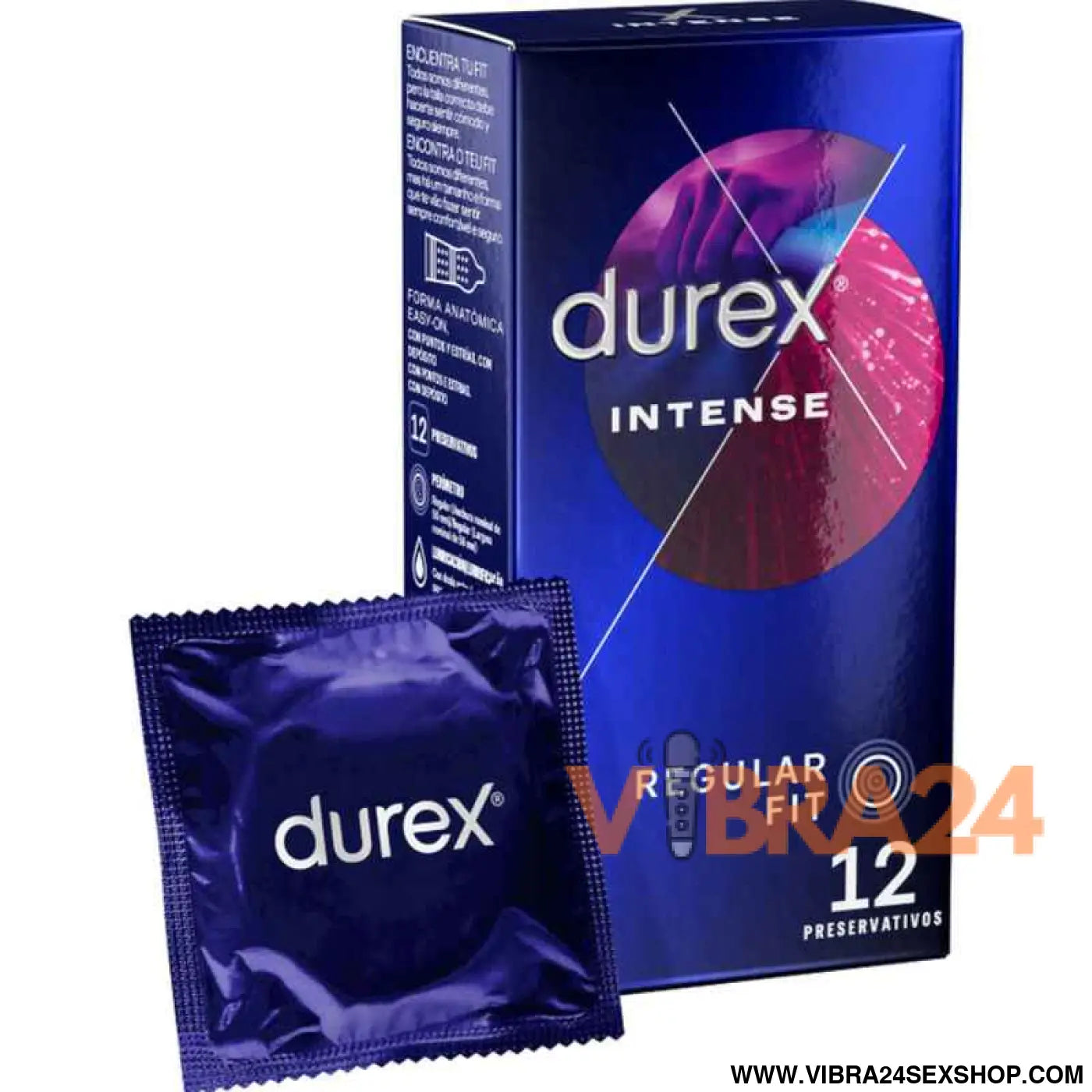 DUREX - ORGÁSMICO INTENSO 12 UNIDADES