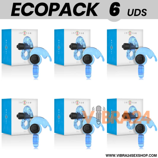 ECOPACK 6 UNIDADES - INTENSE ANEL VIBRADOR - FRY AZUL