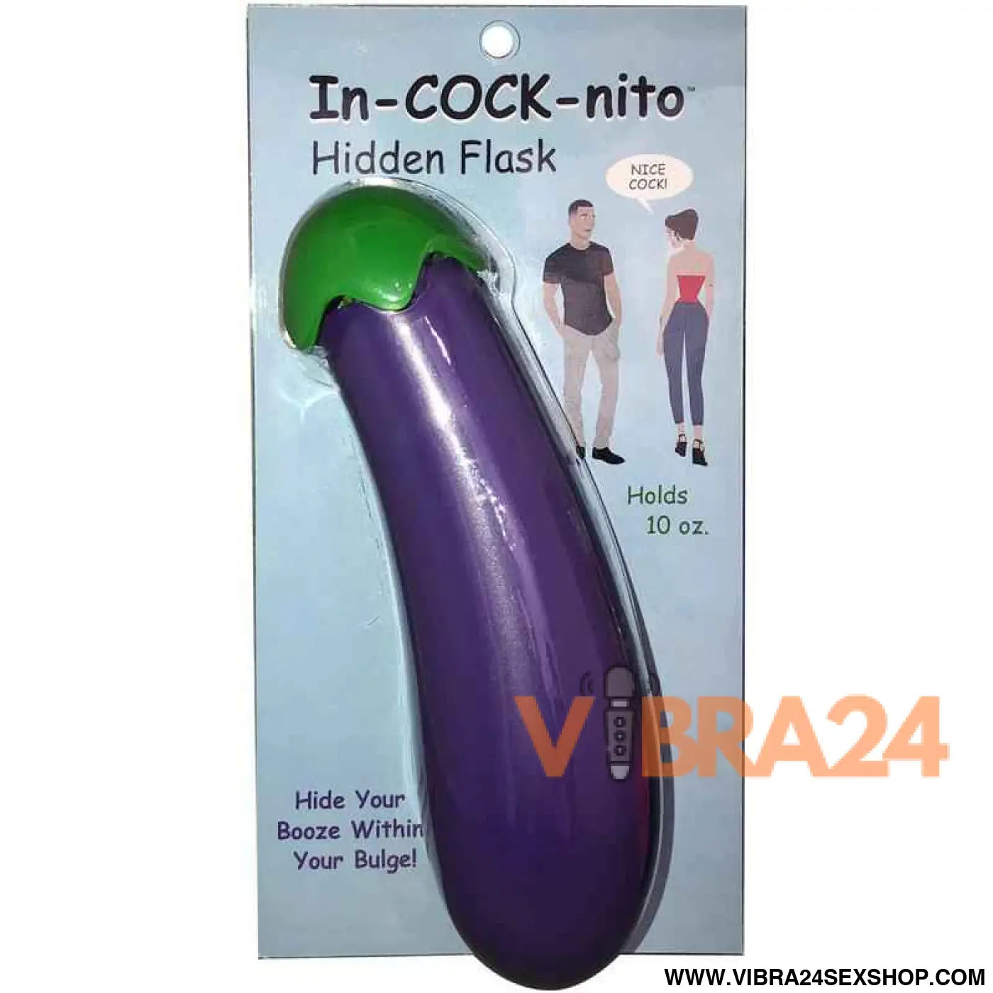 Eggplant Shapped Bottle In-Cock-Nito Flask