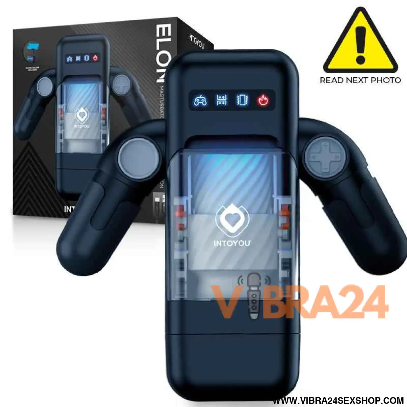 Elon Intelligent Masturbator with Up and Down Movement Vibration Heat Phone Holder