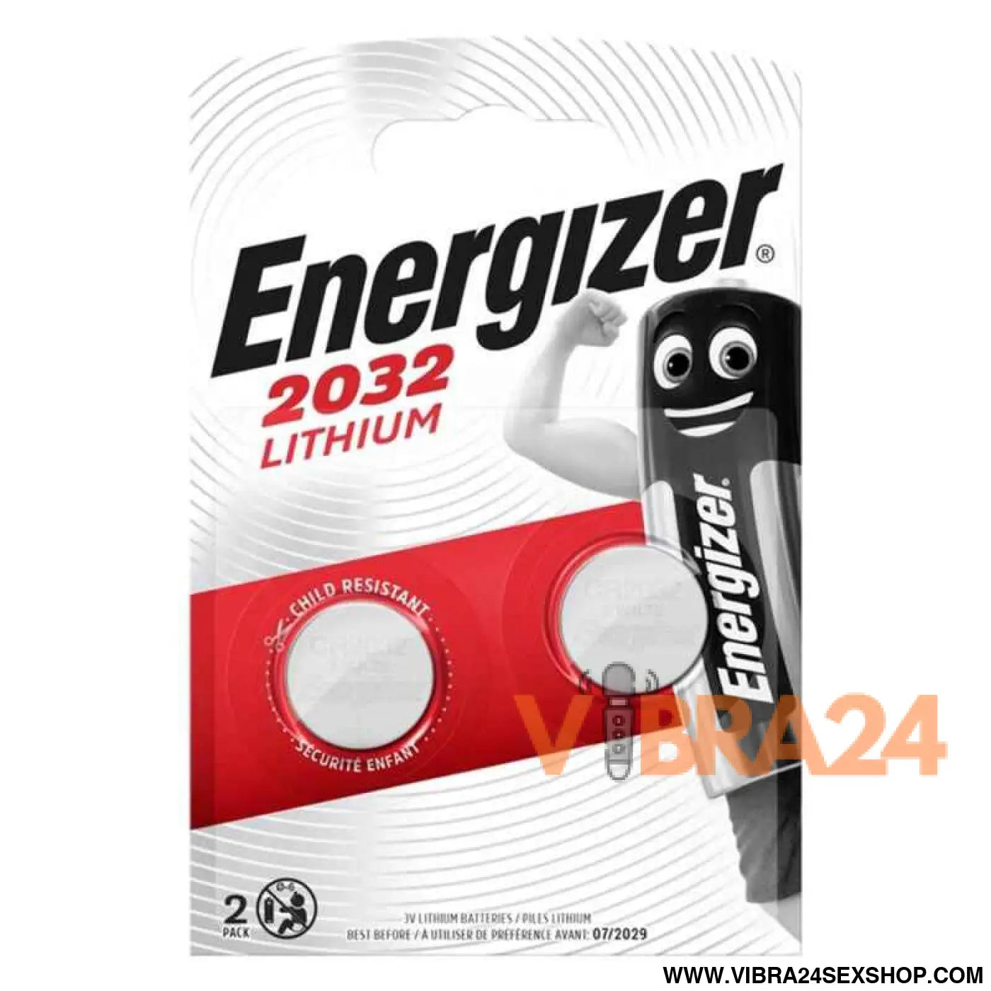 ENERGIZER - BATERIA BOTO DE LÍTIO CR2032 3V 2 UNIDADE