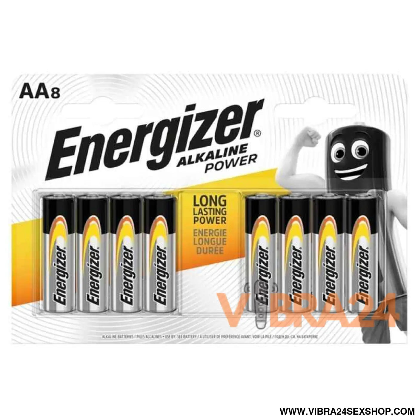 ENERGIZER - POWER BATERIA ALCALINA AA LR6 8 UNIDADE