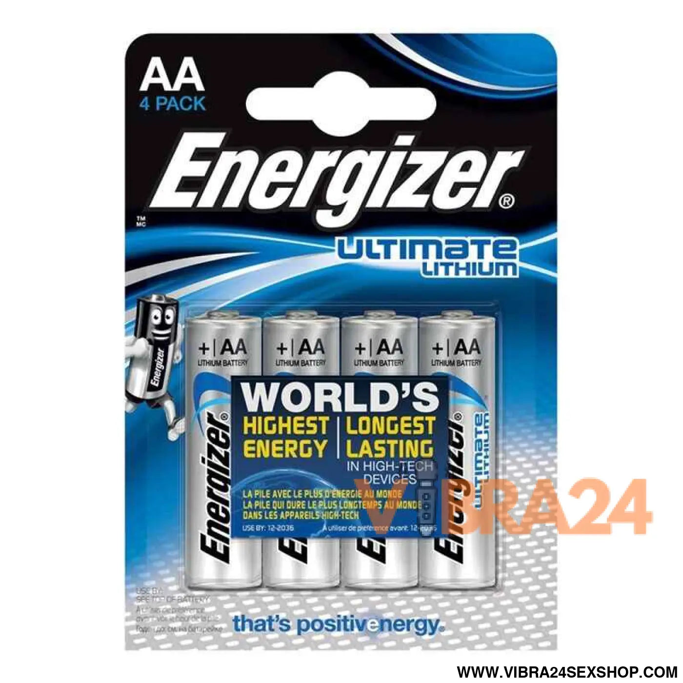 ENERGIZER - ULTIMATE LÍTIO AA L91 LR6 1,5V *4