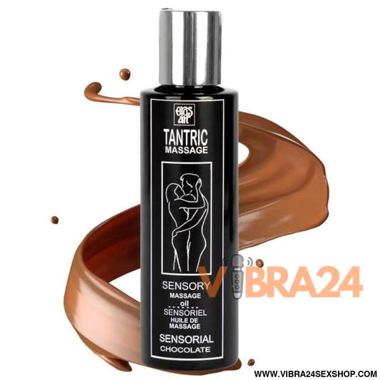 EROS-ART - ÓLEO DE MASSAGEM TÂNTRICA NATURAL E AFRODISÍACO CHOCOLATE 100 ML