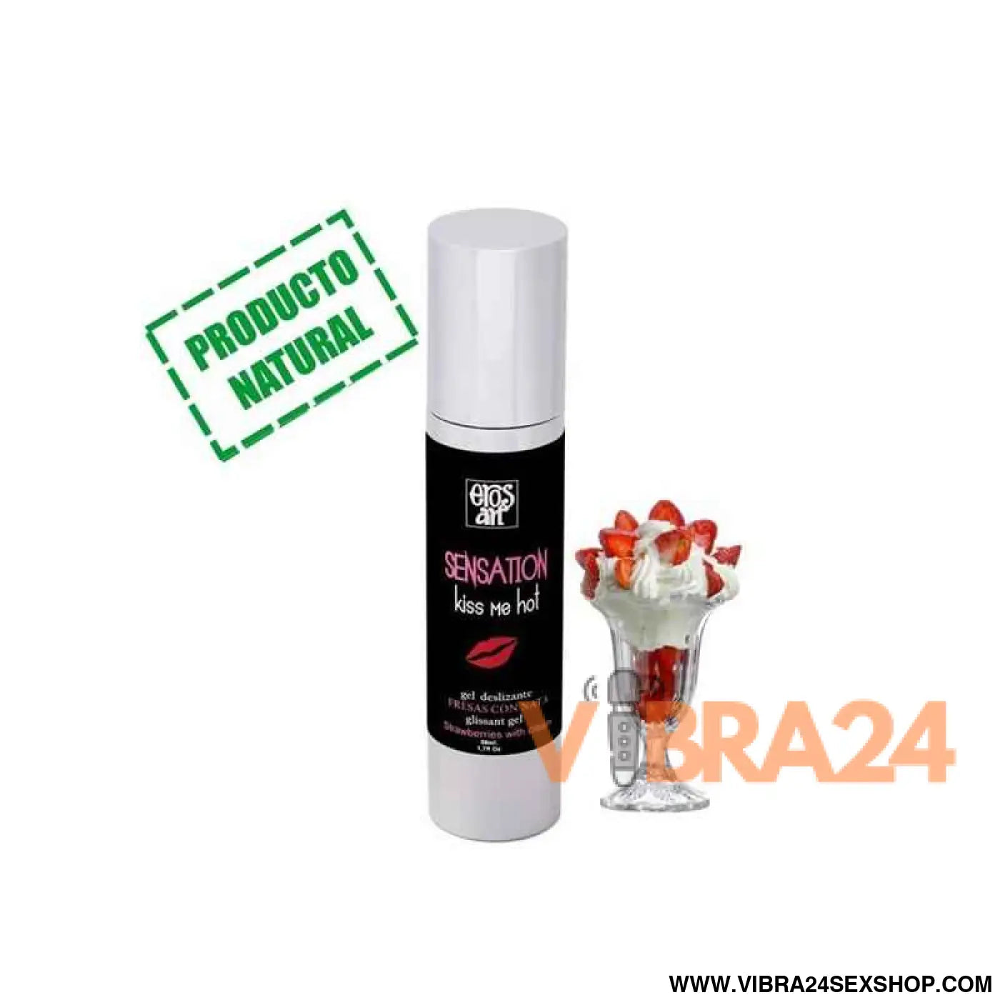 Erosart Lubricant Sensation Fresas con Nata
