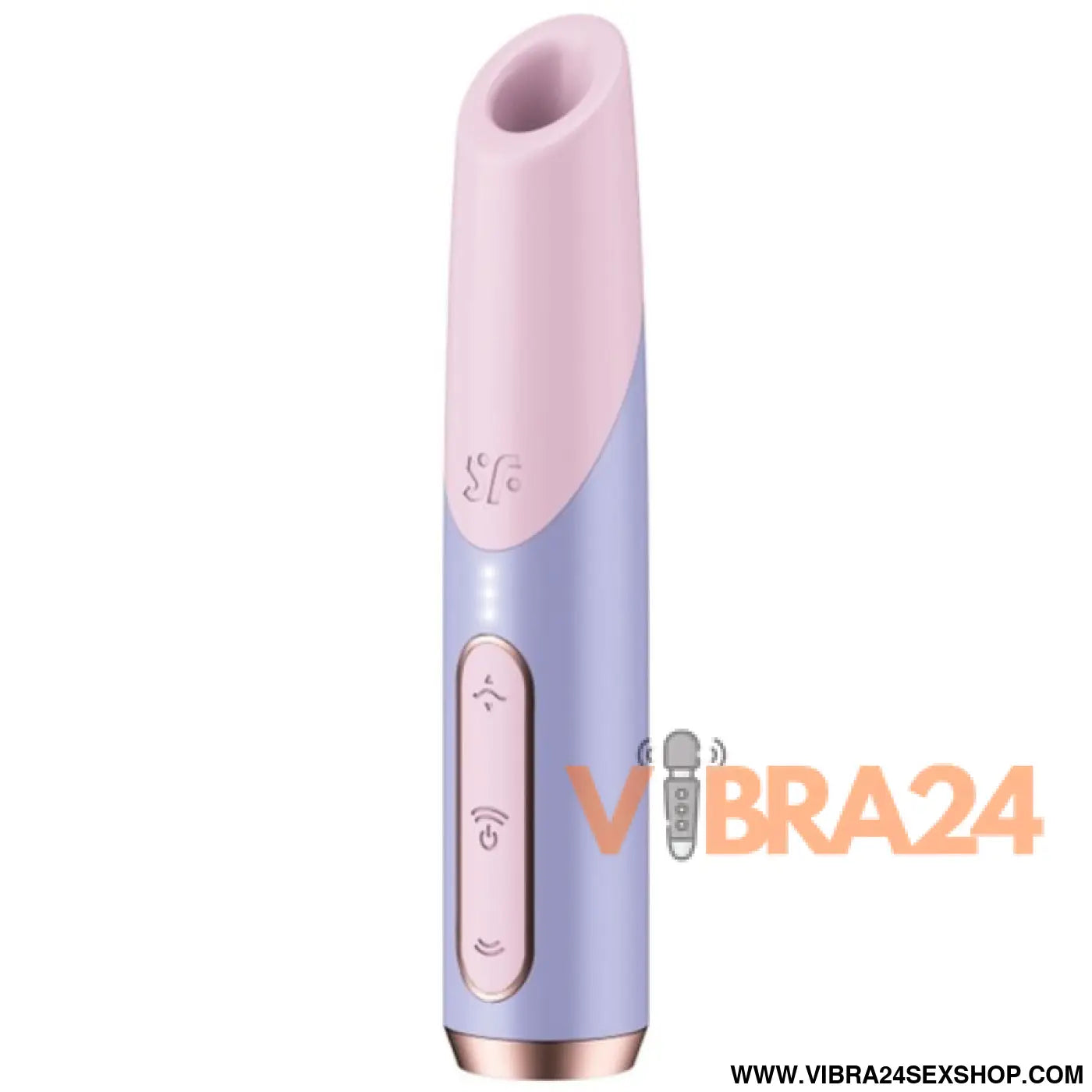 SATISFYER - ESTIMULADOR DE CLITÓRIS BOLD KISS WAVE ROSA / VIOLETA - VIBRA24 SEXSHOP