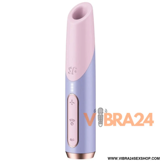 Estimulador Clitoriano Satisfyer Bold Kiss Wave Rosa/Violeta - Prazer Elevado