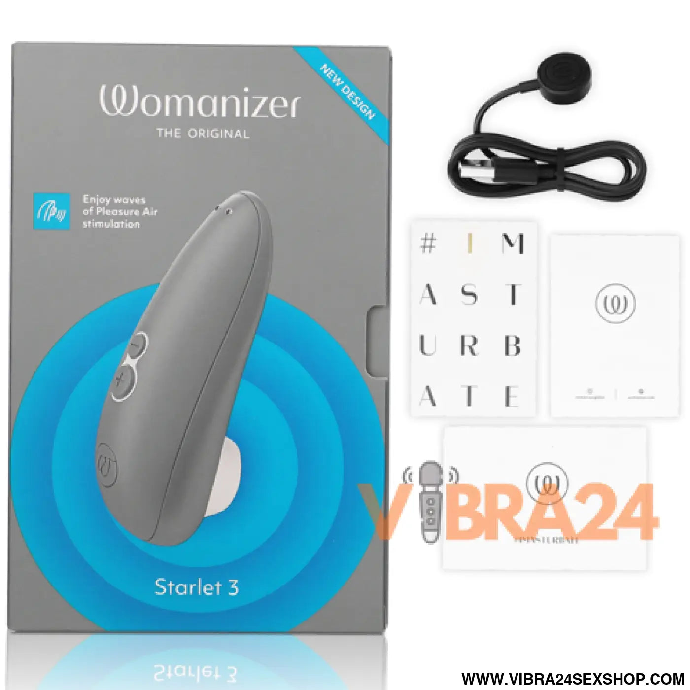 Estimulador Clitoriano Womanizer Starlet 3 Cinza - Prazer Inigualável