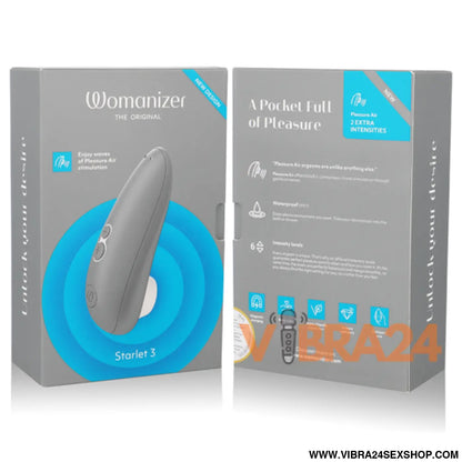 Estimulador Clitoriano Womanizer Starlet 3 Cinza - Prazer Inigualável