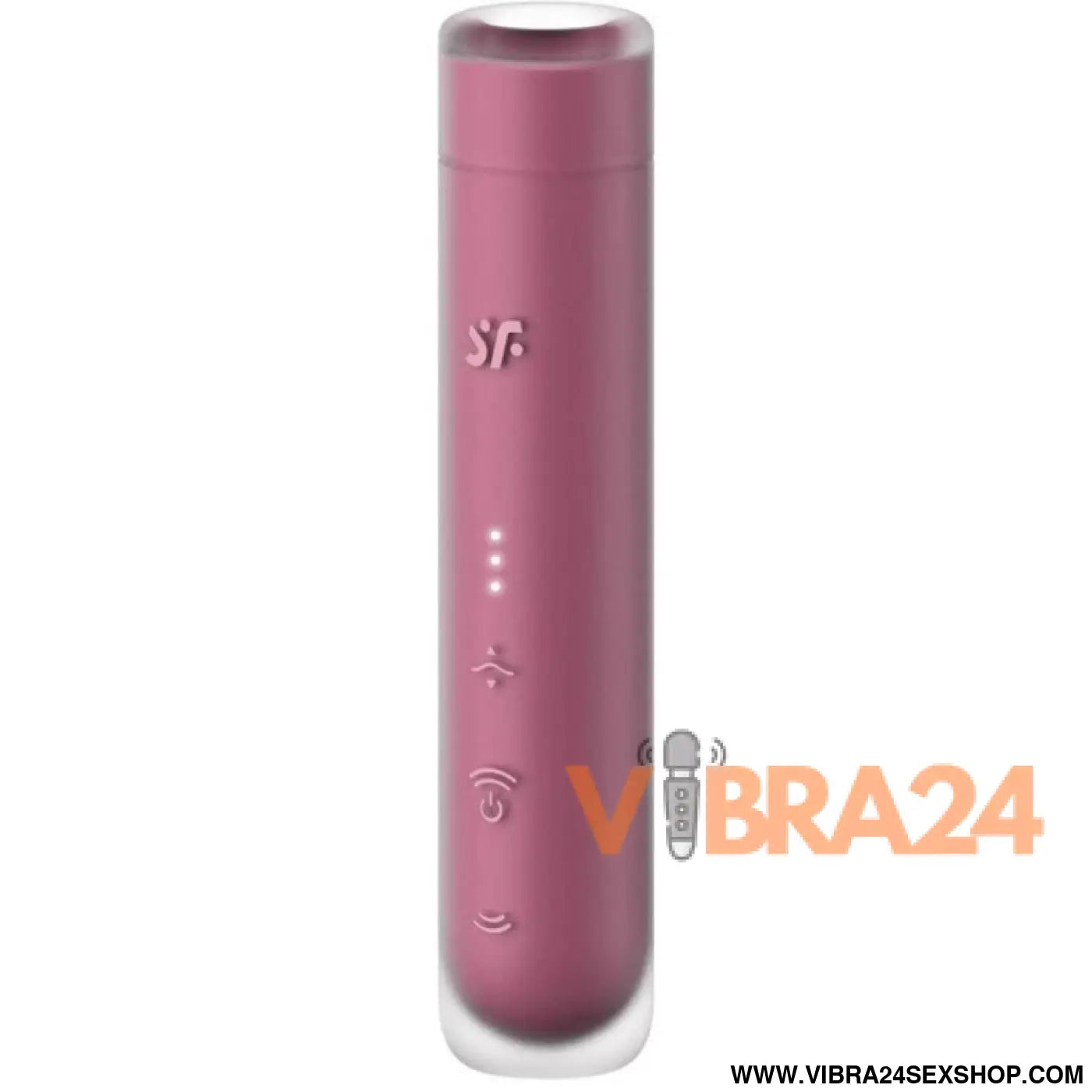 SATISFYER - ESTIMULADOR DE CLITÓRIS FIRST KISS WAVE GARNET - VIBRA24 SEXSHOP