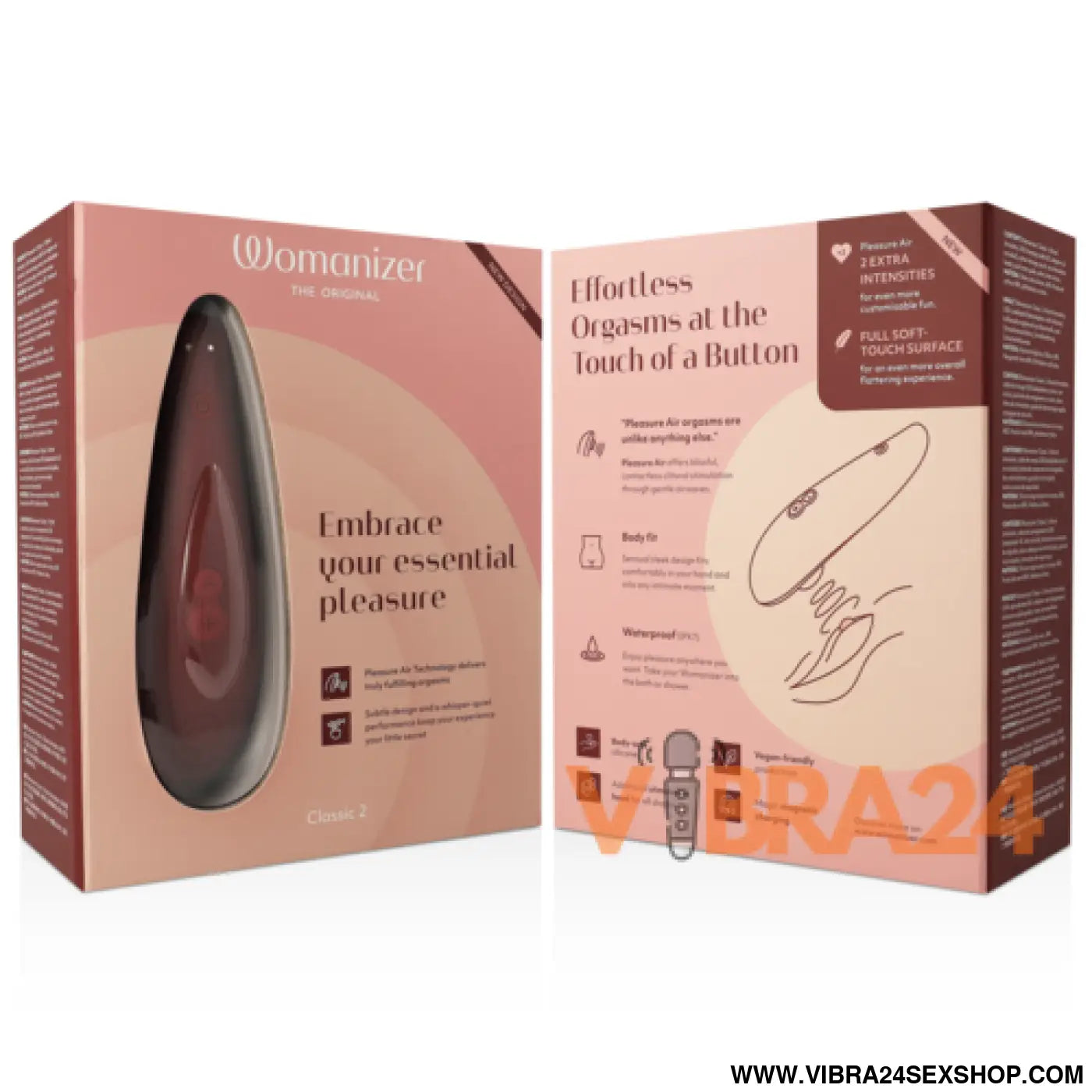Estimulador de Clitoris Womanizer - Classic 2 Bordeaux