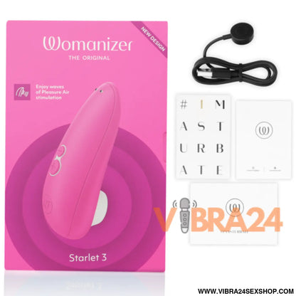 Estimulador de Clitóris Womanizer Rosa - Starlet 3 para Prazer Intenso