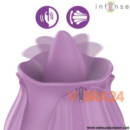 Estimulador em forma de rosa Intense Azalea com 10 vibrações