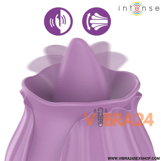 Estimulador em forma de rosa Intense Azalea com 10 vibrações