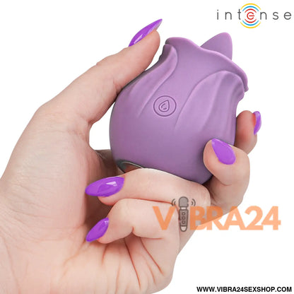 Estimulador em forma de rosa Intense Azalea com 10 vibrações