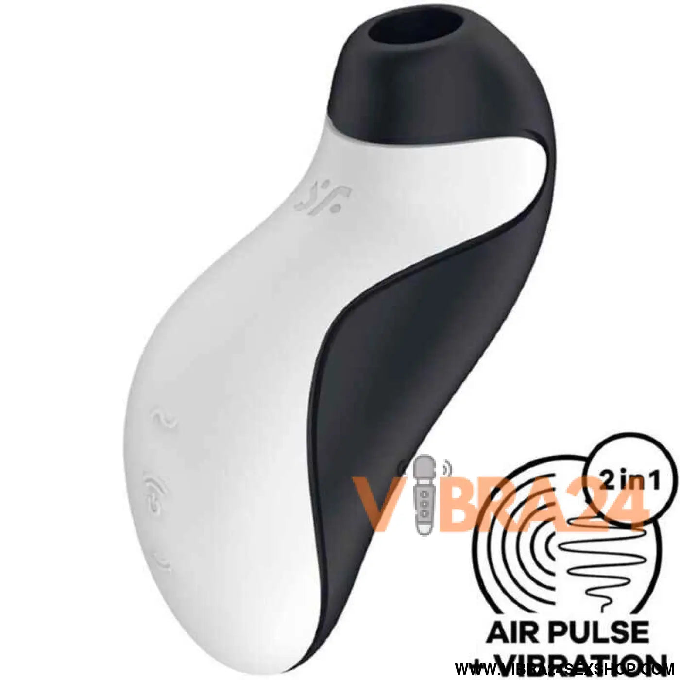 SATISFYER - ESTIMULADOR DE PULSO DE AR ORCA + VIBRAO - VIBRA24 SEXSHOP