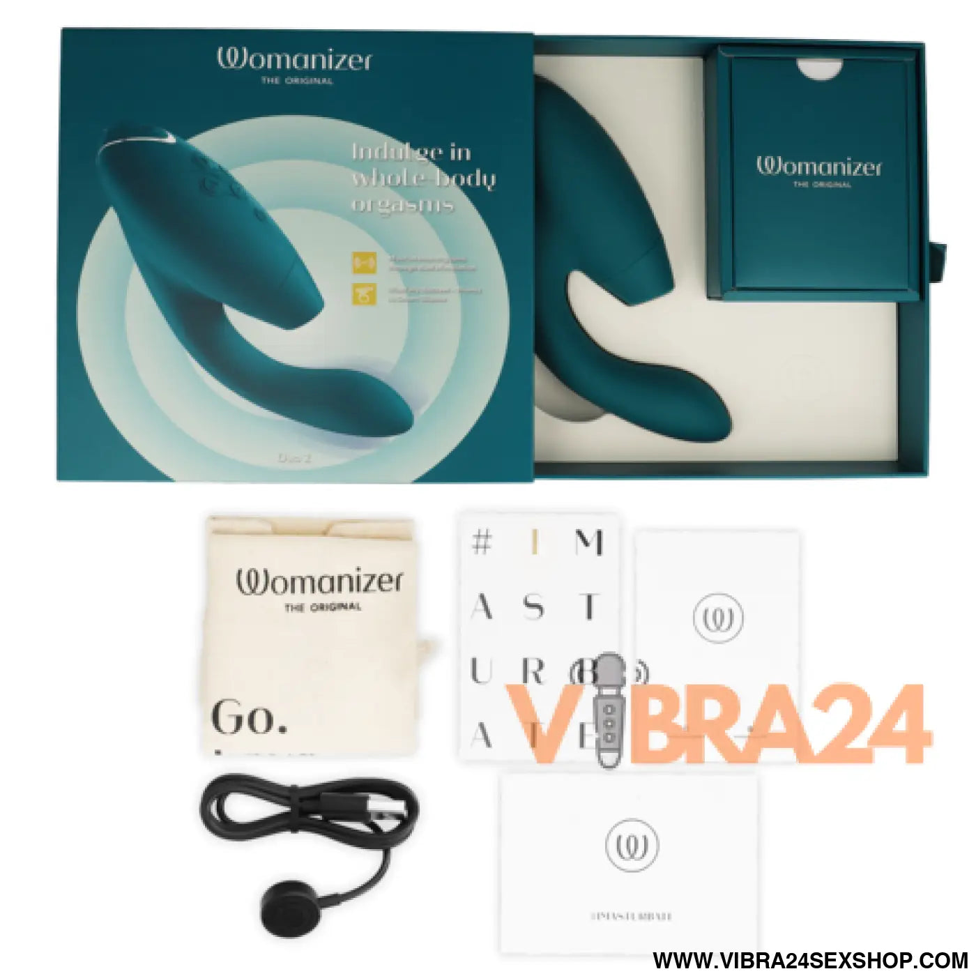 Estimulador Womanizer Duo 2 - Blue Petrol para Prazer Intensificado