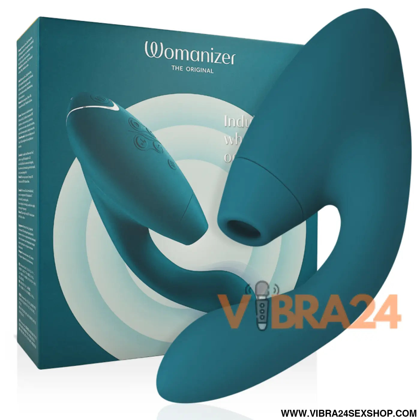 WOMANIZER - DUO 2 ESTIMULADOR BLUE PETROL - VIBRA24 SEXSHOP
