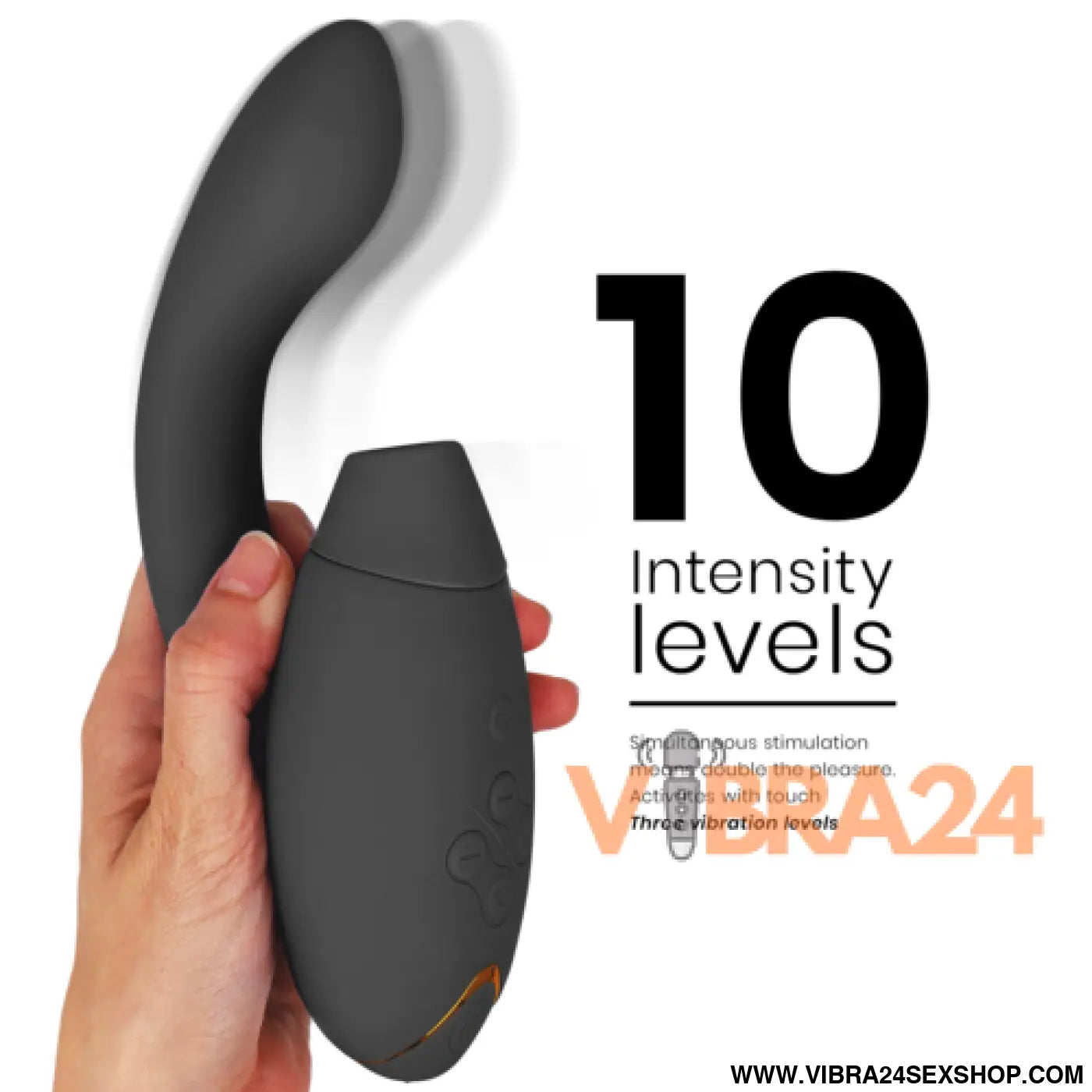 Estimulador Womanizer Duo 2 Preto - Prazer Inigualável para Mulheres